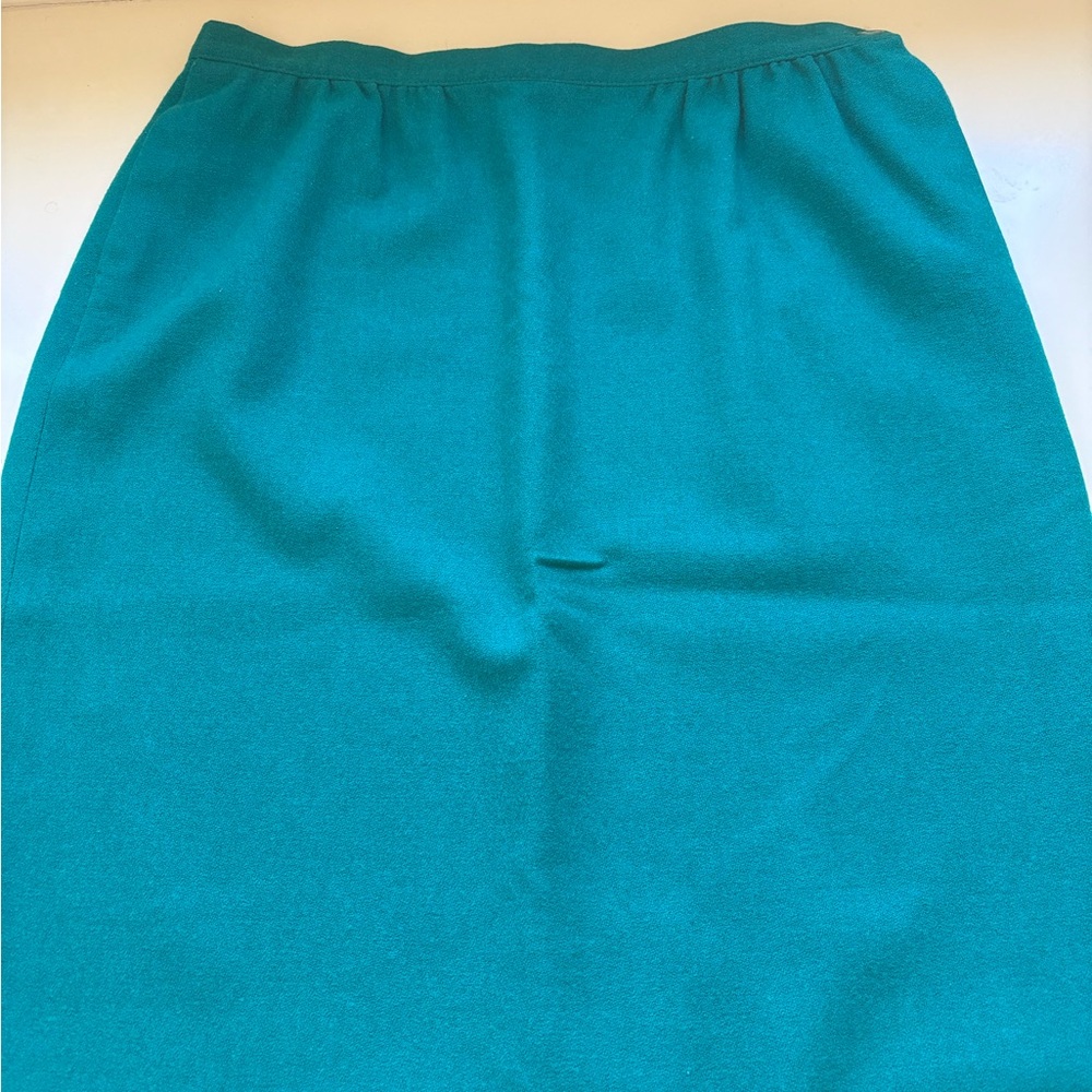 Elegant Pendleton Teal Skirt